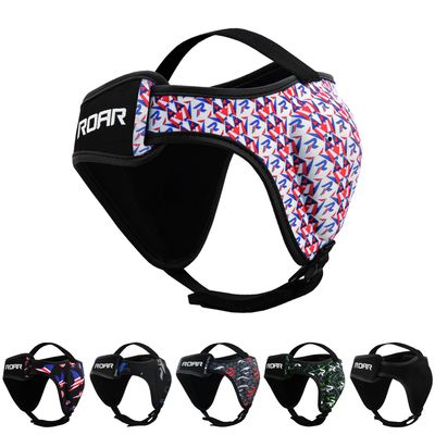 ROAR-INT Wrestling Headgear Men BJJ Ear Guard Protection MMA Grappling Cauliflower Helmet Guard (Roar, One-Size)