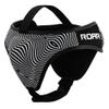 ROAR-INT Wrestling Headgear Men BJJ Ear Guard Protection MMA Grappling Cauliflower Helmet Guard (White-Black, One-Size) view 3