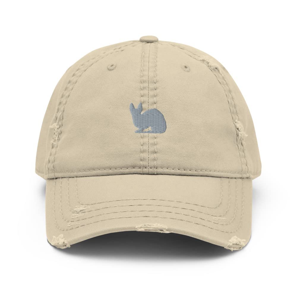 Cornish rex cat hat, Embroidered Unisex Distressed Dad Hat, Cornish rex cat Gifts for cat mom cat dad. Khaki