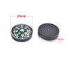 20 Pack Button Compass Mini Pocket Oil Filled Compass for Kids Hiking Survival Watch Band Paracord Camping Outdoor Activities Accessory Size Dia. 20mm view 3