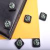 15pcs Slip-On Wrist Compass Hard Shell Liquid Filled Mini Small Button Compass Paracord Bracelet for Outdoor Hiking Survival Wrist Watch Band 3/4" (20mm) view 3