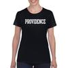 UGP Campus Apparel LS01 - Providence Friars Basic Block Womens T Shirt - Small - Black view 4