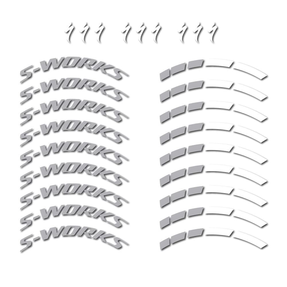 Specialized S-Works mod-3 50mm Road Wheel Rim Bike Compatible Stickers