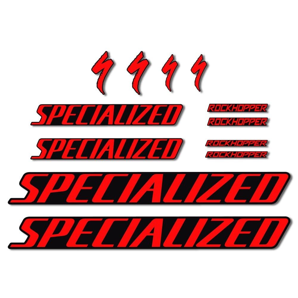 STAR SAM Specialized Rockhopper 2021 Red 1CMT Bike Frame Stickers