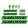 STAR SAM Specialized Rockhopper 2021 Bike Frame Compatible Stickers Green 1CMT view 1