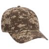 Ashen Fane 6 Panel Structured Low Profile Superior Cotton Twill Basic Baseball Hat, KHA/Dk.Ol.Grn/Dk.KHA view 1