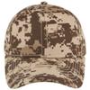 Ashen Fane 6 Panel Structured Low Profile Superior Cotton Twill Basic Baseball Hat, KHA/Dk.Ol.Grn/Dk.KHA view 2