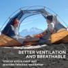 Clostnature Lightweight Backpacking Tent - 4 Person Ultralight Waterproof Camping Tent, 3 Season Large Size Easy Setup Tent for Family, Outdoor, Hiking and Mountaineering view 4