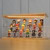 LANSCOERY LED Lighted Acrylic Display Case, 3 Tier Display Box for Collectibles and Action Figures, Clear Dustproof Organizer with Wooden Base  15.2x6.5x7.5inch view 1