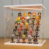 LANSCOERY LED Lighted Acrylic Display Case, 5 Tier Display Box for Collectibles and Action Figures, Clear Dustproof Organizer with White Base  11.8x11x11.8inch view 1