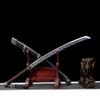 Loong sword Chinese Sword,Qing Sabre Real(Forged High Carbon Steel Etch Blades,Alloy Fittings) Heat Treatment, 42inch view 1