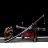 Loong sword Chinese Sword,Qing Sabre Real(Forged High Carbon Steel Etch Blades,Alloy Fittings) Heat Treatment, 42inch view 2