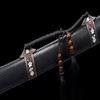 Loong sword Chinese Sword,Qing Sabre Real(Forged High Carbon Steel Etch Blades,Alloy Fittings) Heat Treatment, 42inch view 3