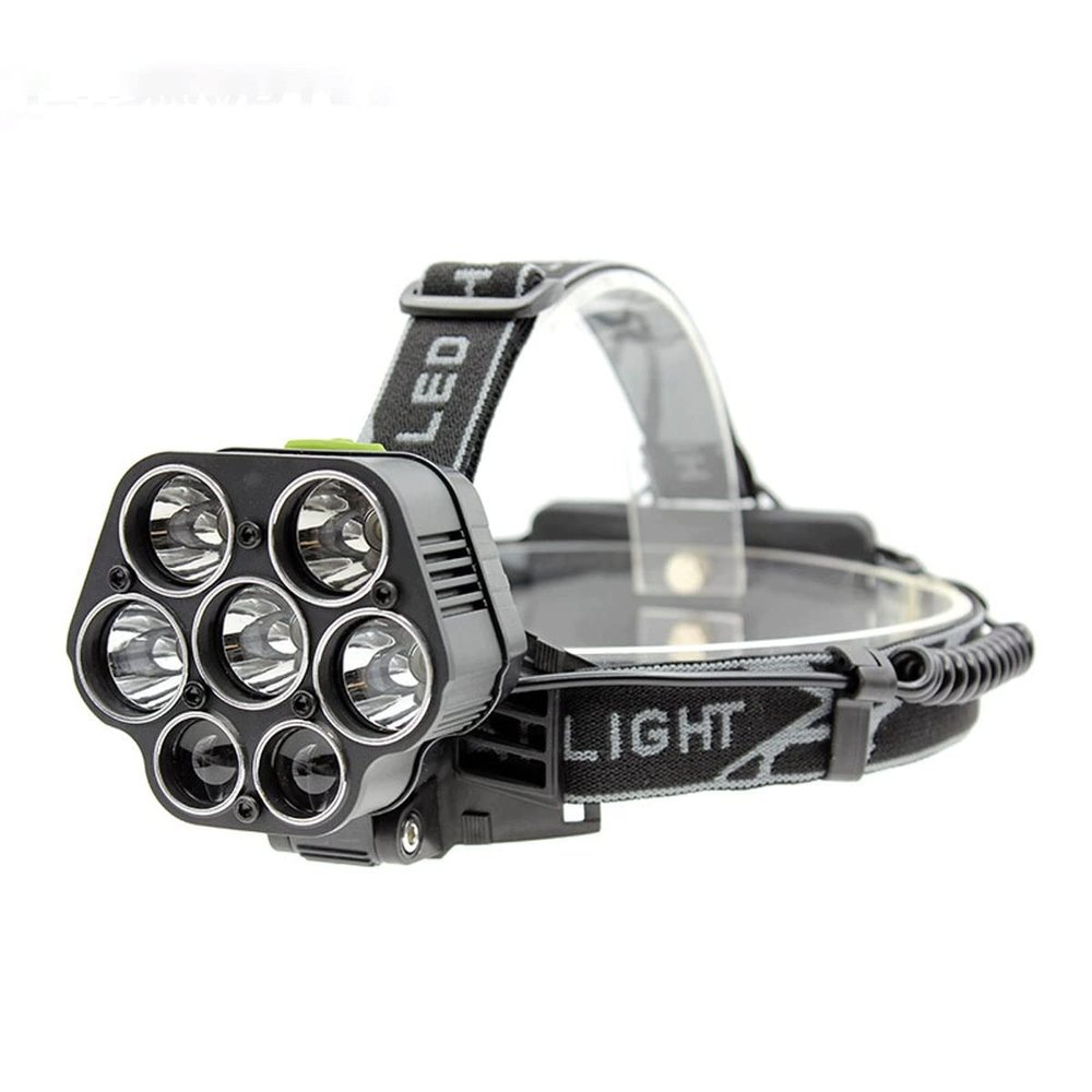 Feilx LED Headlamp Rechargeable, Super Bright Head Lamp, Great for Running, Camping, Hiking & More,Head-Mounted Flashlight Ultra Light Night Fishing Light Waterproof Outdoor Search Light