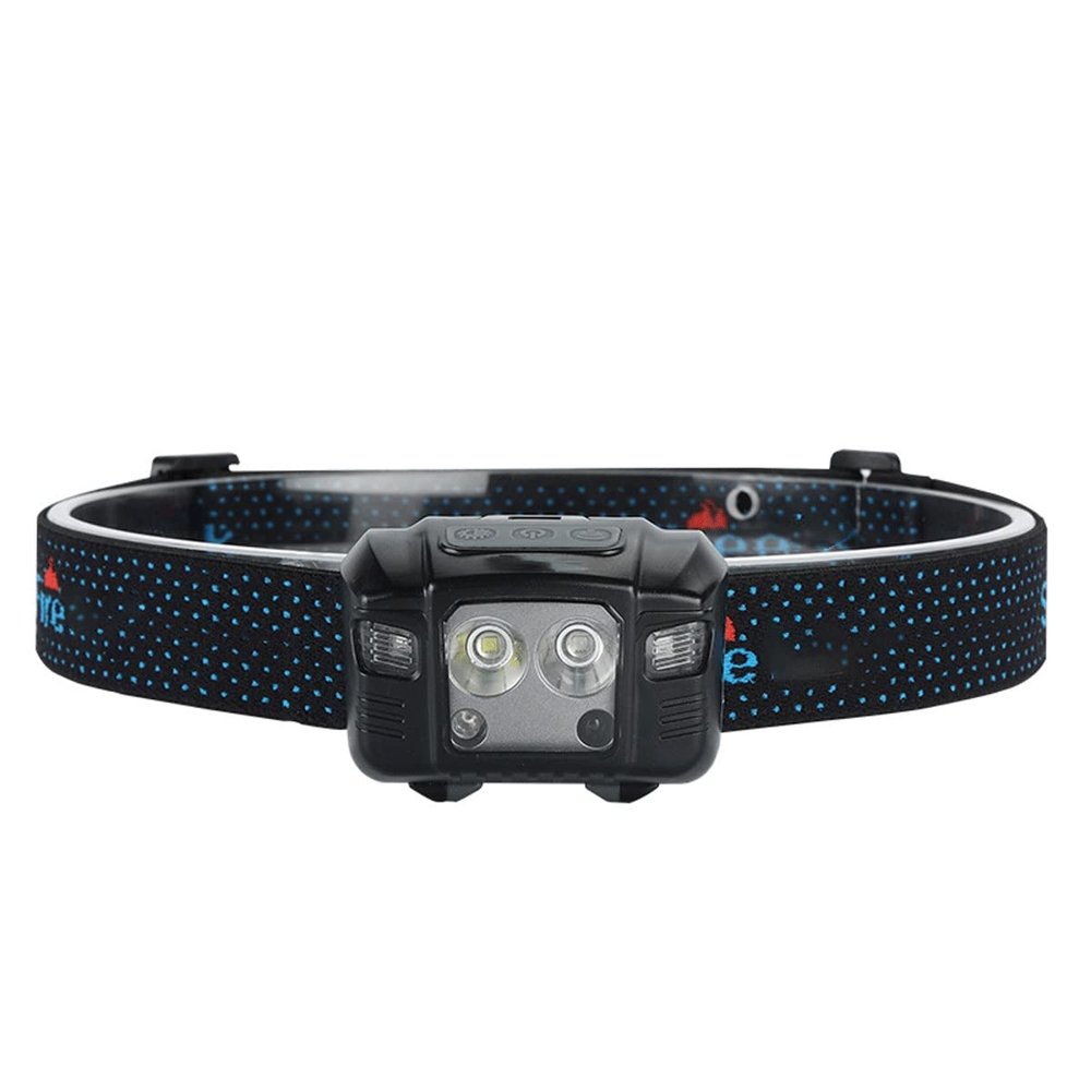Feilx LED Headlamp Rechargeable, Super Bright Head Lamp, Special Strong Light for Night Fishing, Rechargeable Super Bright Xenon Long-Shot Yellow Light Flashlight Head-Mounted Miners lamp