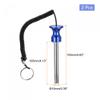 uxcell 10mm x 105mm Weight Stack Pin with Pull Rope Magnetic Strength Training Equipment Accessories for Fitness Training Blue 2pcs view 2