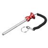 uxcell 10mm x 105mm Weight Stack Pin with Pull Rope Magnetic Strength Training Equipment Accessories for Fitness Training Red view 1