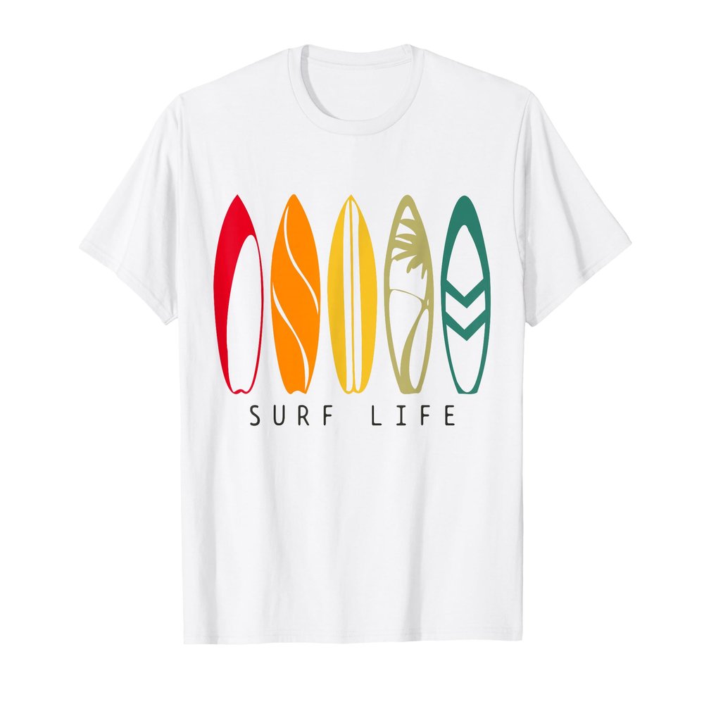 Surf Life Vintage Surfing Retro Surfboard Surfer T-Shirt