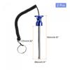 uxcell 8mm x 125mm Weight Stack Pin with Pull Rope Magnetic Strength Training Equipment Accessories for Fitness Training Blue 2pcs view 2