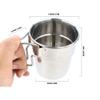 Doherty 4PCS Stackable Stainless Steel Camping Cups with Folding Handle Outdoor Travel Cup Set Camping Stackable Cups view 4