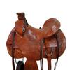 Custom Made Wade Ranch Saddle 15 16 17 18 Roping Horse Floral Tooled Leather Set (15) view 3