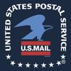 Tee Luv Men's U.S. Mail USPS Shirt - United States Postal Service Eagle T-Shirt, Navy, XL view 2