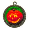 10 Pack of Halloween Gold 2.25 Inch Medals Trophy Awards with Red White Blue Neck Ribbons D212G-FCL493-10PK view 1