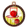 10 Pack of Basketball Bronze 2.25 Inch Medals Trophy Awards with Red White Blue Neck Ribbons D212B-FCL411-10PK view 1