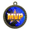 10 Pack of MVP Gold 2.25 Inch Medals Trophy Awards with Red White Blue Neck Ribbons D212G-FCL518-10PK view 1