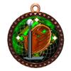 10 Pack of T-Ball Bronze 2.25 Inch Medals Trophy Awards with Red White Blue Neck Ribbons D212B-FCL562-10PK view 1