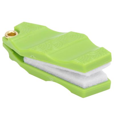 01 02 015 Fly Fishing Straightener, Small Size Fly Fishing Line Cleaner Fine Workmanship for Outdoor for Fishing Enthusiasts(Green Cleaner)