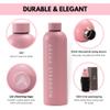 Arena Strength Sports Water Bottle - Pink Stainless Steel Water Bottle, Naturally Insulated and BPA Free Designed for Workouts Office Travel Gym Water Bottle | Wide Mouth Water Bottle 25 Oz view 2
