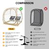 EighteenTek Pod All Weather Sports Tent with Attached Floor, Instant Outdoor Bubble Tent, Rainproof Camping Sun Shelter for Sports Events Camping Fishing Cheering 70" X 70" X 63"H view 2