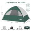 Camping Tent 2 Person, Waterproof Windproof Tent with Rainfly Easy Set up-Portable Dome Tents for Camping view 2