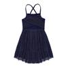 TiaoBug Girls Spaghetti Chiffon Ballet Dance Dress Empire Waist Gymnastics Leotard Lyrical Ballerina Dance Costume Navy Blue 14-16 view 3