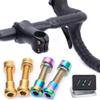 ihreesy Bike Stem Bolts,2 Pieces M5 x 18mm Bike Fixed Stem Bolts Hex Tapered Bolts Bicycle Stem Bolts Bicycle Stem Screw Bolt with Washer,Black view 4