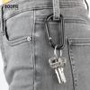 Booms Fishing CC2 Carabiner Clip, Small Carabiner Keychain, Multi-use Aluminium D Ring Caribeener Clips, 10pcs 3inch Black view 4
