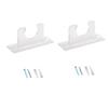 TEHAUX 2pcs Acrylic Baseball Bat Racks Easy Installation Wall Mount Display for Softball Bats Strong Load-bearing Capacity Polished Edges for Safe Use view 1