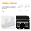 TEHAUX 2pcs Acrylic Baseball Bat Racks Easy Installation Wall Mount Display for Softball Bats Strong Load-bearing Capacity Polished Edges for Safe Use view 2