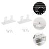 TEHAUX 2pcs Acrylic Baseball Bat Racks Easy Installation Wall Mount Display for Softball Bats Strong Load-bearing Capacity Polished Edges for Safe Use view 3