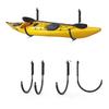 FDB Folding Kayak Snowboard Surfboard Paddleboard Wall Cradle Mount Rack Canoe Hanging Wall Frame Canoeing Aquaplane Skis Indoor & Outdoor Storage Rack (2 Sets) view 1