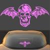 Avenged Sevenfold A7X Death Bat Metal Band Vinyl Decal Sticker (15" x 6.5", Pink) view 1