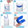 10 Pcs Sport Mouth Guards Gum Teeth Armor Game Guard for Boxing Basketball Football Hockey Karate Basketball Rugby Match (Bright Color) view 4