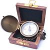Not All Those Who Wander are Lost Brass Compass, Engravable Compass - Pocket Compass - Brass Compass with Wooden Box - Camping Compass view 4