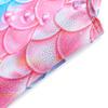 Belovance Leotards for Girls Gymnastics Outfit 9-10 Kid Child Dance Apparel Athletic Dance Wear Shiny Rainbow Mermaid Blue Pink Biketard (Colorful Mermaid, 9-10 Years) view 4