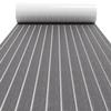 WOOWAVE EVA Foam Grey Boat Flooring Decking Sheet Maine Mat Non-Slip and Self-Adhesive Flooring for Motorboat RV Yacht Kayak Swimming Pool Sea Deck Pad, 94.5x31.5 inch view 1