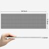 WOOWAVE EVA Foam Grey Boat Flooring Decking Sheet Maine Mat Non-Slip and Self-Adhesive Flooring for Motorboat RV Yacht Kayak Swimming Pool Sea Deck Pad, 94.5x31.5 inch view 2