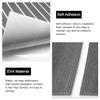 WOOWAVE EVA Foam Grey Boat Flooring Decking Sheet Maine Mat Non-Slip and Self-Adhesive Flooring for Motorboat RV Yacht Kayak Swimming Pool Sea Deck Pad, 94.5x31.5 inch view 3