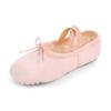 RoseMoli Canvas Ballet Slippers Ballet Shoes for Girls and Boys (Toddler/Little Kid/Big Kid),Split Sole Yoga Practice Dance Shoes Light BalletPink 5BigKid view 1