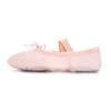 RoseMoli Canvas Ballet Slippers Ballet Shoes for Girls and Boys (Toddler/Little Kid/Big Kid),Split Sole Yoga Practice Dance Shoes Light BalletPink 5BigKid view 2